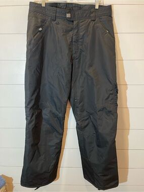 Spyder Men's Black Cargo Insulated Ski Snow Pants Size Large